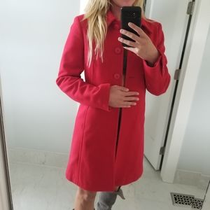 Red winter coat